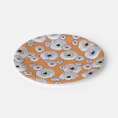 Googly Eye Epic Party Papieren Bordje (Gekanteld)