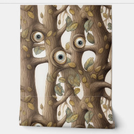 Googly Eyed Garden Botanical Behang