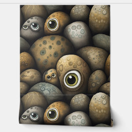 Googly Eyed Garden Botanical Behang