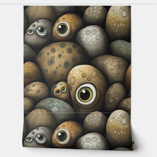 Googly Eyed Garden Botanical Behang