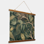 Googly Eyed Garden Botanical Hangend Wandkleed (Gebogen)