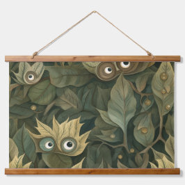 Googly Eyed Garden Botanical Hangend Wandkleed