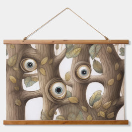 Googly Eyed Garden Botanical Hangend Wandkleed