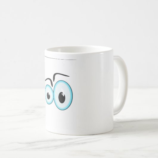 googly eyes koffiemok (Voorkant rechts)