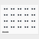 Googly Eyes Ronde Sticker (Vel)