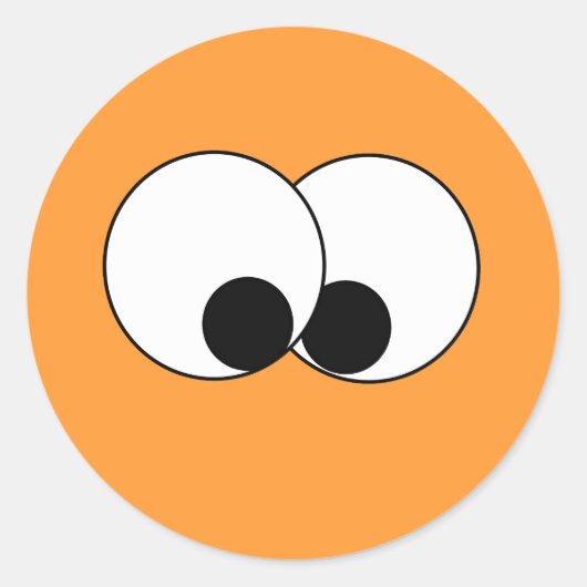 GOOGLY EYES RONDE STICKER (Voorkant)
