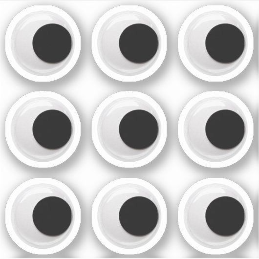 Googly Eyes Sticker (Voorkant)