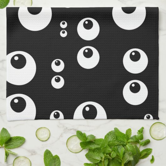 Googly Eyes Theedoek (Gevouwen)