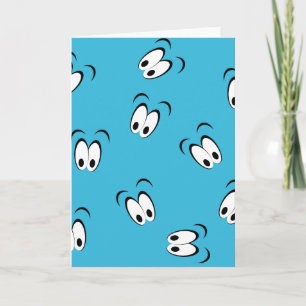 Googly Eyes Wenskaart Kaart