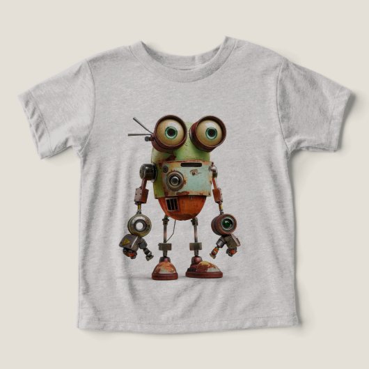 Googly Green Bot - Droid à double oeil (Design Recto)