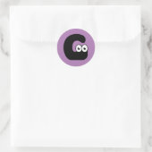 Googly Letter G Classic Round Sticker (Tas)