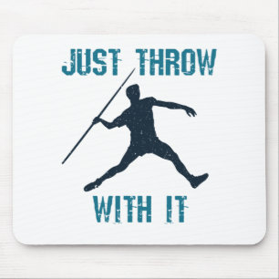 Gooi alleen maar met het Javelin Thrower Track en  Muismat