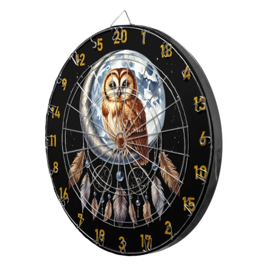 Gooi als een uil-ster dartbord (Voorkant Rechts)