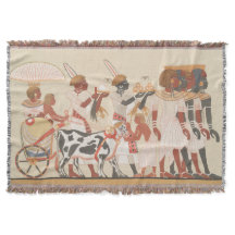 Gooi Blanket met een Egyptische illustratie