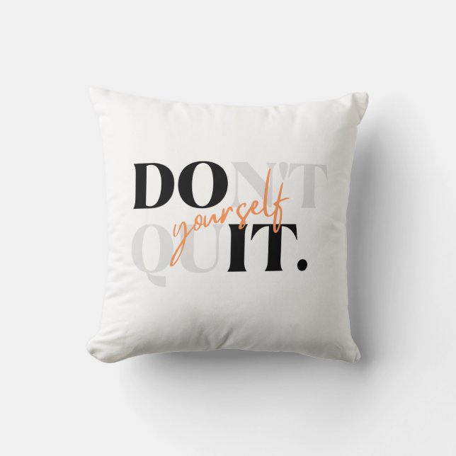 Gooi de billow kussen (Voorkant)