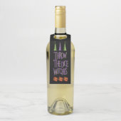 Gooi de dobbelstenen heksen Halloween Bunco plezie Flessenhanger (Op fles)