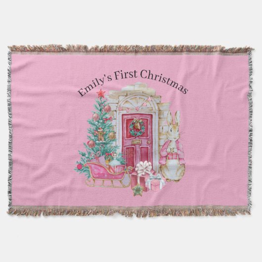 Gooi Deken - gepersonaliseerd eerste kerstcadeau (Voorkant)