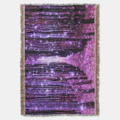 Gooi Deken Magisch Bos Paarse Roze (Voorkant Verticaal)