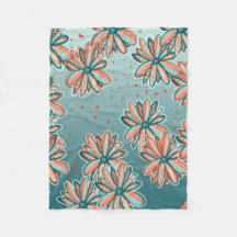 Gooi deken, Oranje bloesems van Lisa Casineau