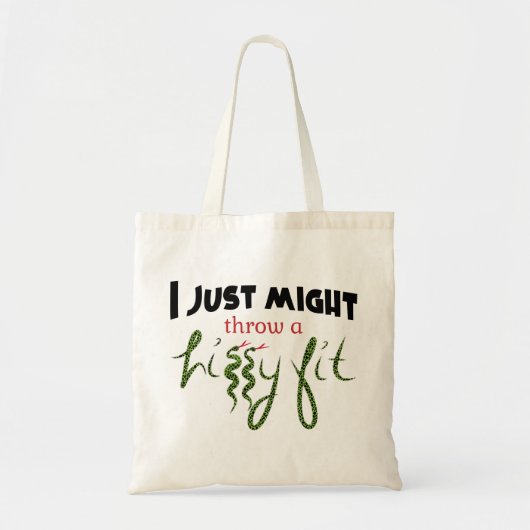 Gooi een Hissy Fit Classic Mok, 11 oz Tote Bag (Voorkant)