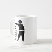 Gooi fascisten weg koffiemok (Voorkant links)