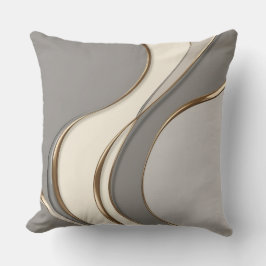 Gooi kussen in stijlvolle abstracte afbeelding