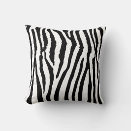 Gooi kussen met zebraprint