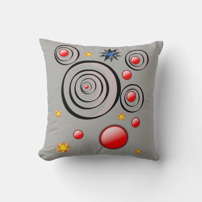 gooi looddecore abstract kussen (Voorkant)