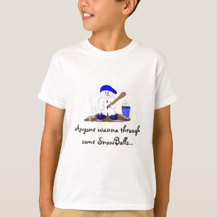 Gooi me een sneeuwbal t-shirt