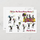 Gooi me iets wat meneer. briefkaart (Voorkant / Achterkant)