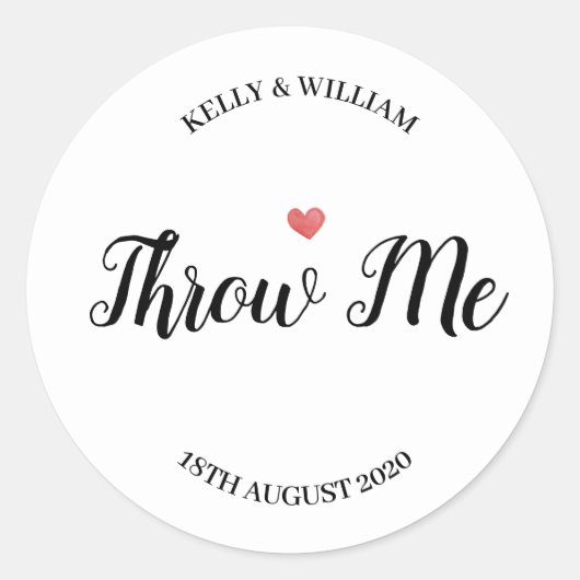 Gooi me Sticker (Voorkant)