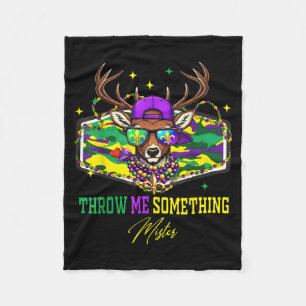 Gooi Me Wat Mijnheer Mardi Gras Hertenkop Camo Ca Fleece Deken
