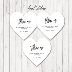 Gooi me Wedding Petals Confetti Hart Sticker
