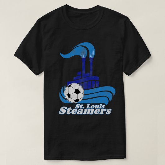 Gooi MISL St Louis Steamers terug T-shirt (Design voorkant)
