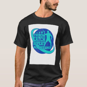 Gooi Vang Herhaal Boemerang Speler Boemerang Gooi T-shirt