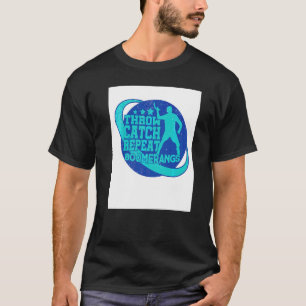 Gooi Vang Herhaal Boemerang Speler Boemerang Gooi T-shirt