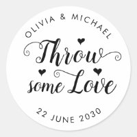 Gooi wat Liefde Confetti Wedding Favor Script