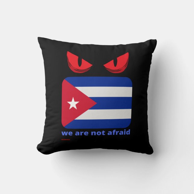 gooien kussen "CUBA" (Voorkant)