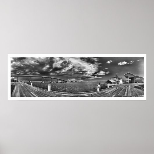 Goolwa Storm Panorama Print (Voorkant)