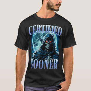 Goon Grappige Gooning Meme Skelet Gecertificeerde T-shirt