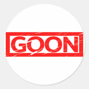Goon Stamp Ronde Sticker
