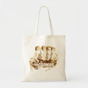Goonies Pirate Ship Waterverf Graphic Tote Bag