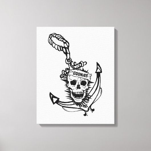 Goonies Skull & Anchor Graphic Canvas Afdruk (Voorkant)