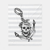 Goonies Skull & Anchor Graphic Fleece Deken (Voorkant)