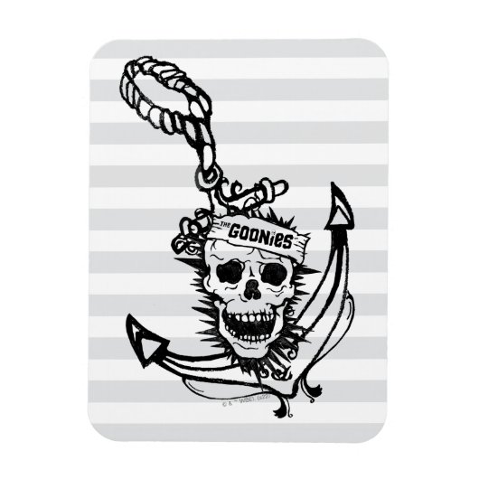 Goonies Skull & Anchor Graphic Magneet (Verticaal)