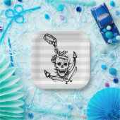 Goonies Skull & Anchor Graphic Papieren Bordje (Feest)