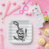 Goonies Skull & Anchor Graphic Papieren Bordje (Feest)
