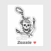 Goonies Skull & Anchor Graphic Sticker (Vel)