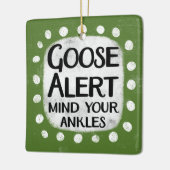 Goose Alert Ornament (Links)