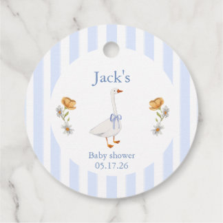 goose baby blue bedankjes labels